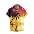 thumbnail image 6 of DJDLJWCJ Mens Polo Shirts Short Sleeve, Button Down Shirts for Men Vacation Hawaiian T Shirts Summer Beach Shirts Yellow S, 6 of 6
