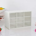 thumbnail image 1 of 9-Grid Small Jewelry Drawer Organizer Dustproof Household Dormitory Storage Box for Closet Makeup Accessories Display, 1 of 11