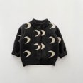 thumbnail image 1 of Spring Autumn Baby Knitted Jumpsuit Korean Baby Clothes Boy Infant Moon Jacquard Romper Girl Toddler Onesie Optional Sweater, 1 of 6