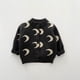 thumbnail image 1 of Spring Autumn Baby Knitted Jumpsuit Korean Baby Clothes Boy Infant Moon Jacquard Romper Girl Toddler Onesie Optional Sweater, 1 of 6