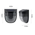 thumbnail image 4 of Luces de pared Lámpara decorativa de ahorro de energía ABS Impermeable Ecológico Linterna automática Patio Valla Escaleras Paisaje al aire Iluminación y accesorios  0614 Modo de respiración Yuarrent HA073454-03, 4 of 6