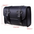 thumbnail image 4 of Motorcycle Saddle Bag PU Leather Motor Side Luggage Travel Tool Tail Bag, 4 of 6