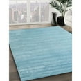 thumbnail image 3 of Ahgly Company Machine Washable Indoor Rectangle Contemporary Sky Blue Area Rugs, 7' x 9', 3 of 7
