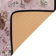 thumbnail image 3 of Ryvnso Highland Cattle Roses Area Rug Floor Mats Non-Slip Home Carpet 63 x 48 inch, 3 of 7