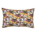 thumbnail image 1 of Fotbe Cute Cat Funda de Almohada Decorativa Estilo Occidental, Lujo en Algodón, Fundas para Almohadas King, Cojín Estampado para Decoración del Hogar-14"x20", 1 of 6