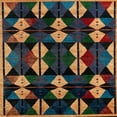 thumbnail image 1 of Ahgly Company Machine Washable Indoor Square Abstract Brown Area Rugs, 4' Square, 1 of 1