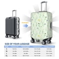 thumbnail image 4 of Yiaed Wildflower Watercolor 5 Print Travel Luggage Cover Suitcase Protector Covers Elastic Luggage Anti-scratch(No luggage included）-X-Large, 4 of 7