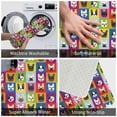 thumbnail image 3 of Susaid Colorful Bulldog Print Doormat,Porch Decor,Housewarming Decor Gift Doormat,Funny Flannel Floor Mat,Funny Doormat 24x16 Inch, 3 of 7