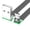 1m-USB down, variant on USB to USB 5Pin Power Cable Down Bend Data Cord Line for LED Light Fan Support 5V2A Charging 480Mbps Data Transfer Wire