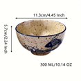 thumbnail image 3 of Juego de cuencos para arroz y sushi Whitenesser Japanese Ceramic, 320 ml, paquete de 4, 3 of 7