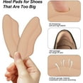 thumbnail image 3 of Foam Heel Pads for Shoe That are Too Big Inserts Heel Grips, Back of Heel Cushions Protectors Liner Heel Slip Pads,Blisters,Shoe Filler for Loose Shoe (Multicolor), 3 of 6