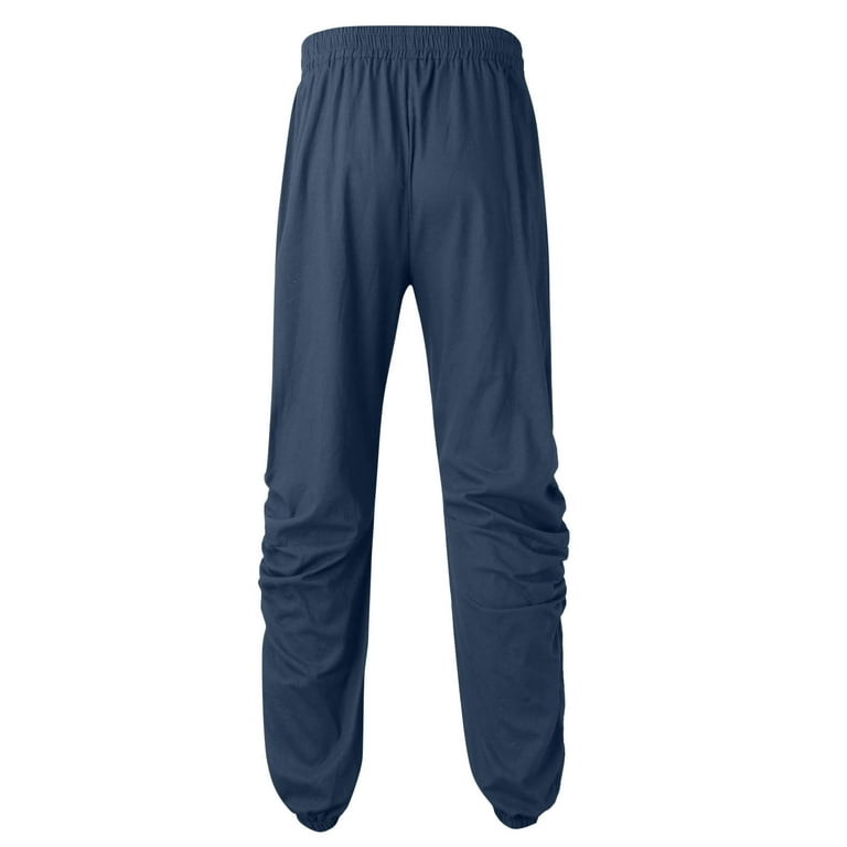 Aayomet Mens Workout Pants Cargo Pants for Men, Mens Fashion Cargo Pants  Joggers Pants Chino Trousers Sweatpants Long Pants Workout Trousers,Navy M