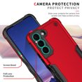 thumbnail image 4 of Allytech Sturdy Phone Case for Samsung Galaxy A25 5G, Heavy Duty Camera Lens Protection Shockproof Non-Slip Shell, Hard Plastic & Soft TPU Bumper Cover for Samsung Galaxy A25 5G - White, 4 of 7