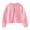 Pink, variant on Zwiiyzr Girls Long Sleeve Shrug Knit Cardigan Childrens Bolero Dress Sweater Toddler Shawl Cover Up for 2-6Y Pink