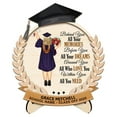 thumbnail image 1 of Adorno de Madera de Graduación 2025 | Regalo de Graduación Artesanal de Madera de Haya y Nogal | Decoración para El Hogar, El Escritorio y La Oficina | Recuerdo Motivacional de Graduación | Recuerdo, 1 of 1