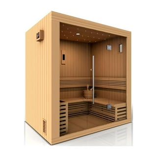 HomeMiYN Far Infrared Saunas for Home, 1 Person 5 Carbon Heaters