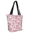 thumbnail image 3 of Kdxio Kawaii Pig Women Reusable Grocery Bags Foldable Ripstop,Reusable Shopping Bags for Shopping,Gym,Gift, 3 of 8