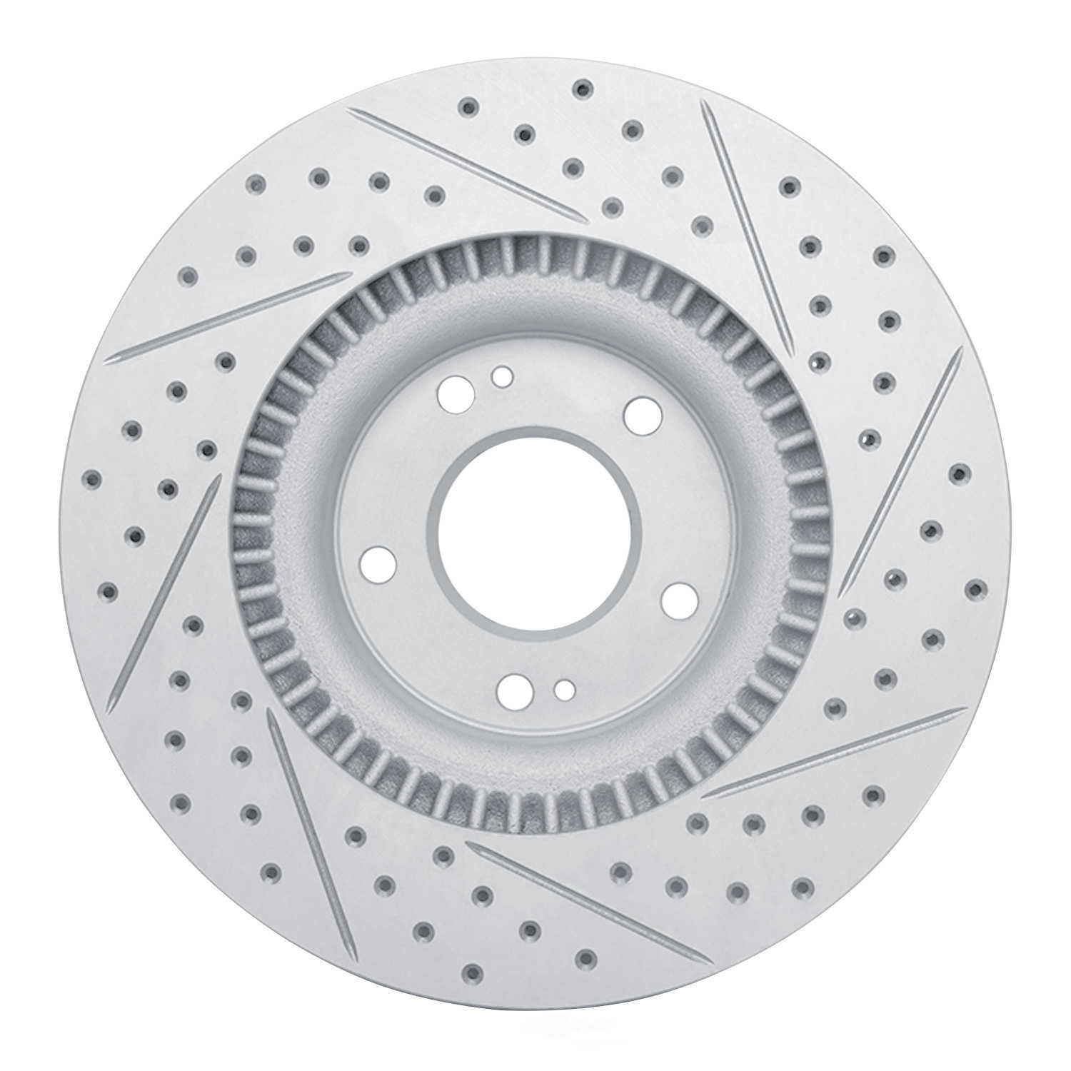 Dynamic Friction Company 830-03034L DFC Geoperformance Rotor - Drilled and Slotted
