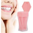 thumbnail image 4 of 200pcs Disposable Toothpicks, Double Headed Pinks Food Grade Toothpicks Floss Picks for Home Restaurant Hotel, 4 of 7