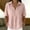 Pink, variant on jjayotai Cotton Tops for Women Short Sleeve Shirts Quarter Zip Blouses V Neck Loose Fitted T Shirts Dressy Casual Summer Tees