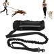 thumbnail image 1 of Hands Free Dog Leash for Running Walking Reflective Leash with Waist Bag Retractable Elastic Belt Dog Traction Rope Pet Products, 1 of 5