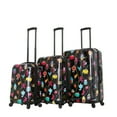 thumbnail image 1 of Ensemble de bagages floraux noirs Mistico 3 pièces pour avion, 1 of 4