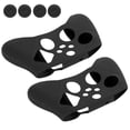 thumbnail image 3 of DEWIN 2pcs Antiskid Silicone Game Console Protection Gamepad Handle Grip for Xbox Series S X(Black ), 3 of 14