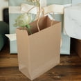 thumbnail image 2 of Kraft Paper Bag Takeaway Handy Gift Shopping Bags Bulk Brown with Handles 12 Pcs, 2 of 6
