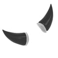 thumbnail image 1 of Cuernos para casco de motocicleta negro Kinlley negro, 1 of 7