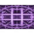 thumbnail image 1 of Ahgly Tapis Rectangulaire Lavable en Machine Intérieur Transitionnel Violet, 2 Pieds x 5 Pieds, 1 of 7