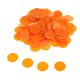 thumbnail image 4 of Juego de 100 fichas de póquer para juego de casino, fichas de borde cóncavo, naranja Sunnimix fichas de bingo, 4 of 8