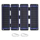 thumbnail image 1 of Cargador solar plegable de 14 W con doble salida USB, tasa de conversión de 0 a 2,5 A, 20,5 % para exteriores, 5 V, color azul, 1 of 14