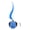 Blue, variant on Nieyigj Interactive Cat Toy Ball 3 Speed Obstacle Avoidance Self Playing Automatic Moving Rolling Ball For Dogs & Cats, Built-In Rechargeable Battery, Blue (2.75 in / 7 cm)