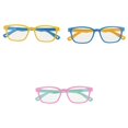 thumbnail image 1 of Gafas Anti-luz de color azul Anteojos de Silicona Flexible para Niños - Multicolor 3(3pcs), 1 of 9