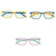 thumbnail image 1 of Gafas de Protección Suave Anti Azul con para Niños de 3 Piezas para de Niño, 1 of 9