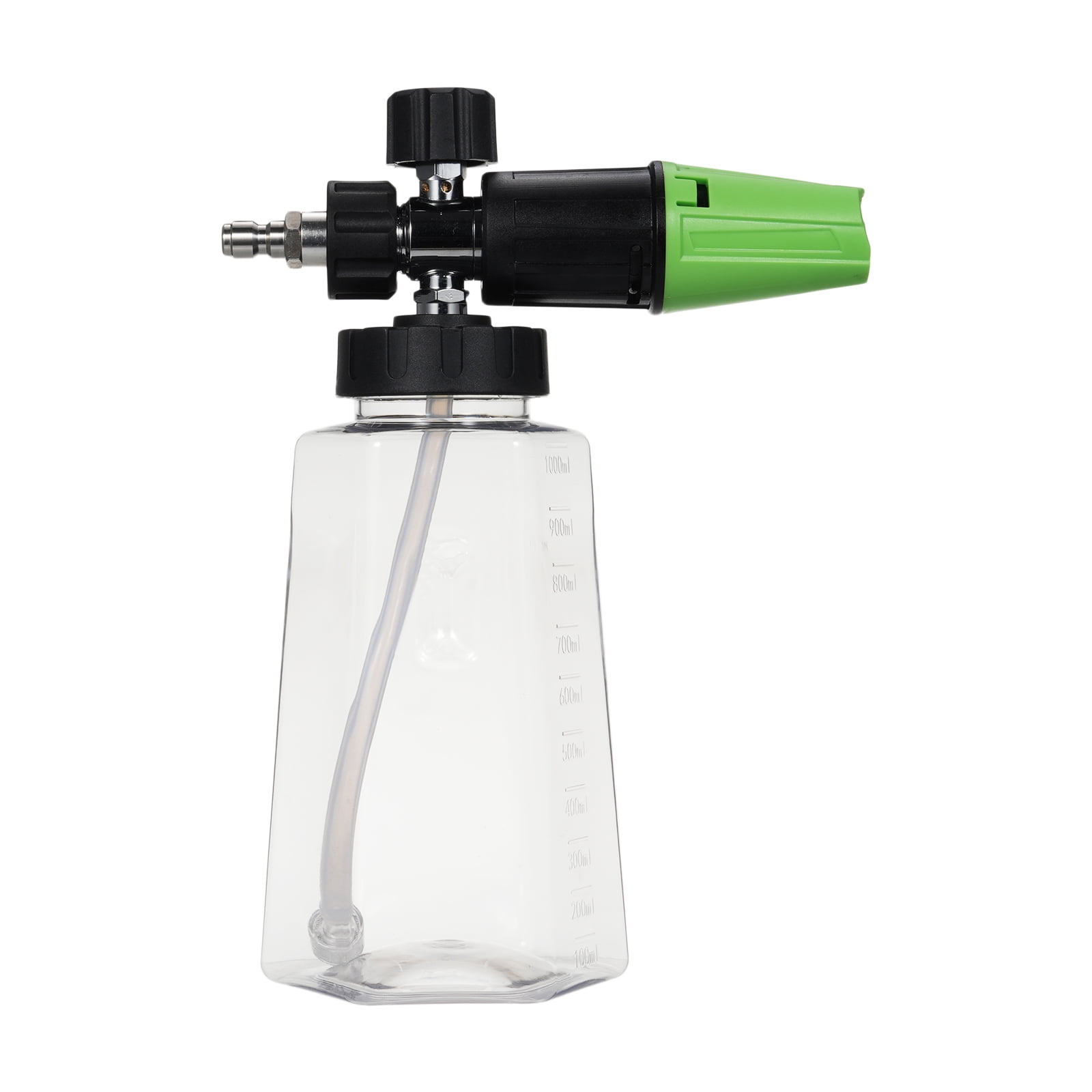 Foam Cannon,Sprayer Pressure Bottle Car Wide Quick 1l 1/4'' Quick Neck Soap Wide Neck Soap Sprayer Cannon With Sprayer