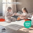 thumbnail image 4 of ODIKA 8'x10' Machine Washable Non-Slip Area Rug, Raven Kiss Vermilion Splash Grey Abstract High Traffic Rug, Gray, 104595, 4 of 7