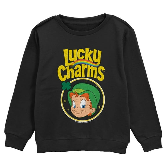 Boy's Lucky Charms St. Patrick's Day Leprechaun Logo Sweatshirt