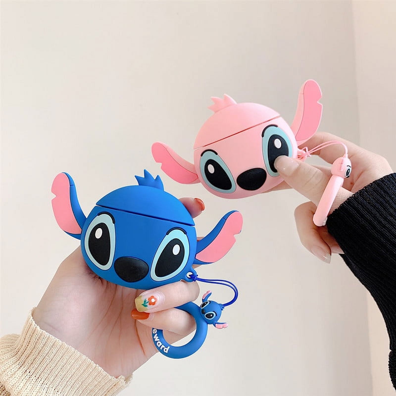 LEWOTE Airpods Pro Silicone Case Compatible with Apple Airpods Pro Funny  Cute 3D Anime Cover[DSN Cartoon Simple Series](Piglet) 