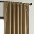 thumbnail image 5 of HPD Half Price Drapes Spiced Rum Heritage Plush Velvet Room Darkening Curtains for Bedroom & Living Room Curtains (1 Panel), Window Curtains 84 inches long, Rod Pocket Curtains & Drapes, 50W X 84L, 5 of 12