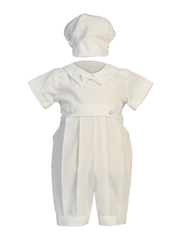 baby seersucker romper