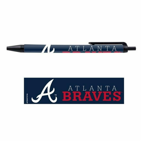 Wraft Fanatics 3208565654 Atlanta Braves Pens - Pack of 5