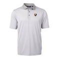 thumbnail image 2 of Men's-Cutter & Buck  Gray/White Illinois Fighting Illini DryTec Virtue Eco Pique Recycled Polo, 2 of 3