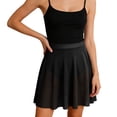 thumbnail image 2 of Ballet Dance Skirt for Women Semi See through Mesh A Line Short Tutu Skirts Classical Ballet Skirt, 2 of 8