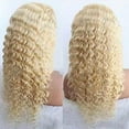 thumbnail image 4 of Women's fashion synthetic wig 613# middle part long curly hair small curly hair wig, 4 of 10