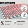 thumbnail image 5 of ILWOUL Large Washable Electric Heating Pad Mat for Back Pain, Cramps Relief, Mattress. Auto 15 Hours Shut Off, Anti-Electrical Radiation, Cotton Material, UL Listed (Duo), 5 of 8