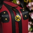 thumbnail image 2 of Railroad Crossing Traffic Sign Train Jacket Handbag Purse Luggage Backpack Zipper Pull Charm, 2 of 4