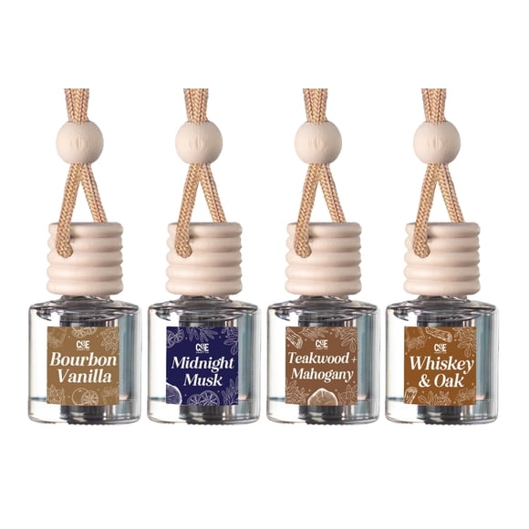 Ambientador para coche CE Craft, difusor colgante de aceite aromático, paquete de 4