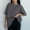 Grey, variant on SNKSDGM Women's Plus Casual Easter Shirt Plus Size Tops for Women 4X-5X Long Sleeve Women's Solid Color T Shirt Loose fit Short Sleeve Top Plus Size Tops for Women 4X-5X Long Sleeve