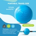 thumbnail image 4 of RAD Atom – Extra Firm Deep Tissue Massage Ball – SMR for back, shoulders, glutes, hamstrings, traps, pecs, Trigger Point & Mobility Therapy, 4 of 5